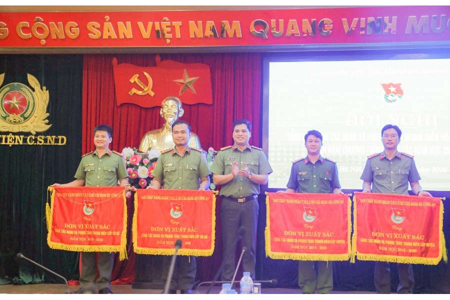 Hội nghị tổng kết công tác Đoàn và phong trào thanh niên khối các học viện, trường Công an nhân dân năm học 2019-2020, triển khai chương trình công tác Đoàn và phong trào thanh niên năm học 2020 - 2021
