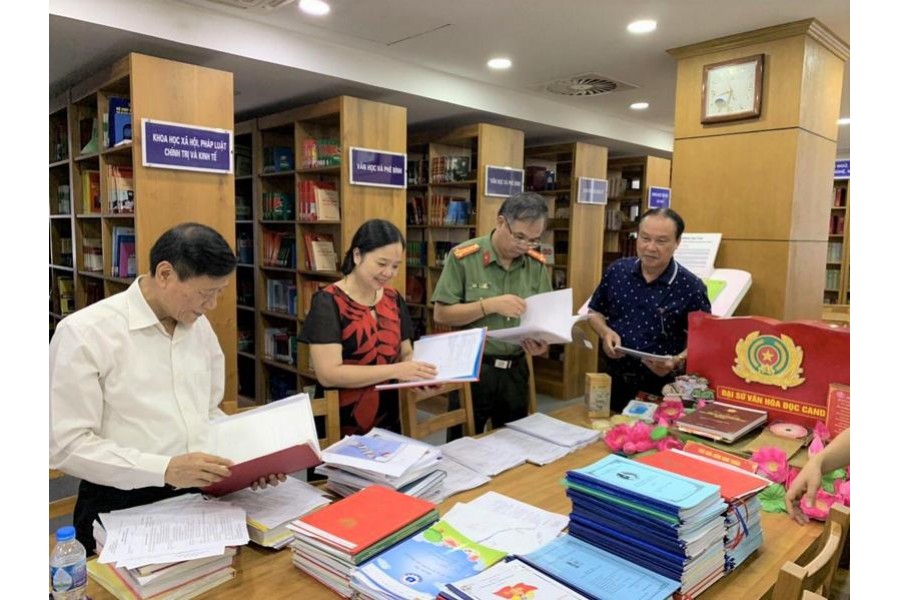 Sinh viên Trường Đại học An ninh nhân dân và Cuộc thi Đại sứ Văn hóa đọc trong Công an nhân dân năm 2020.