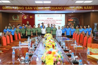 Công đoàn Trường Đại học An ninh nhân dân tổ chức Hội nghị phát động hưởng ứng Tháng Công nhân và Tháng hành động về an toàn vệ sinh lao động năm 2025