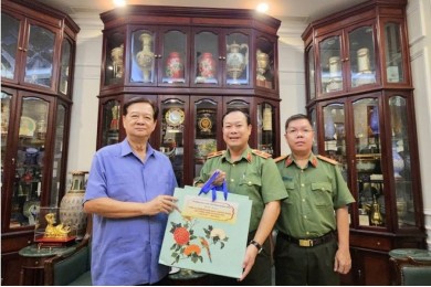 Trường Đại học An ninh nhân dân thăm hỏi, tri ân các đồng chí nguyên lãnh đạo Đảng, Nhà nước và Bộ Công an 