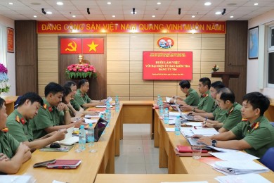 Ủy ban Kiểm tra Đảng ủy Trường Đại học An ninh nhân dân nắm tình hình phục vụ công tác kiểm tra, giám sát