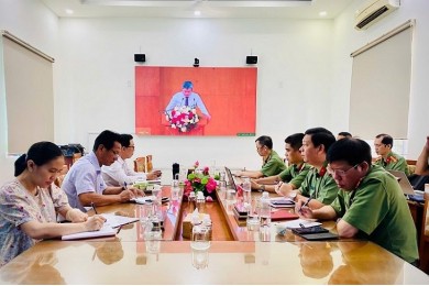 Ủy ban Kiểm tra Đảng ủy Trường Đại học An ninh nhân dân dự hội nghị trực tuyến toàn Ngành về công tác kiểm tra, giám sát và kỷ luật của Đảng