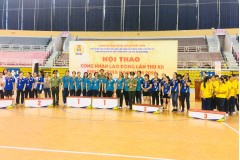 Công đoàn Trường Đại học An ninh nhân dân tham gia Hội thao công nhân lao động lần thứ XII khu vực phía Nam năm 2020