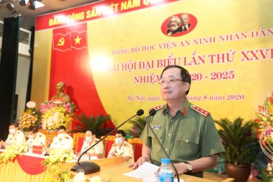 Học viện An ninh nhân dân tổ chức thành công Đại hội đại biểu Đảng bộ lần thứ XXVIII, nhiệm kỳ 2020-2025