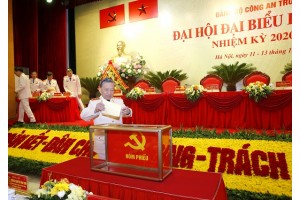 Đại hội đại biểu Đảng bộ Công an Trung ương lần thứ VII, nhiệm kỳ 2020 - 2025 thành công tốt đẹp