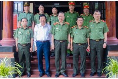 Bộ trưởng Tô Lâm làm việc với Công an một số tỉnh Tây Nam bộ