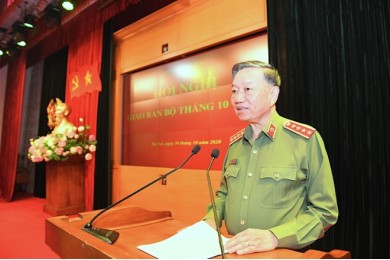 Hội nghị giao ban công tác Công an tháng 10/2020