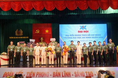 Đại hội đại biểu Đoàn TNCS Hồ Chí Minh Trường Đại học An ninh nhân dân diễn ra thành công rực rỡ