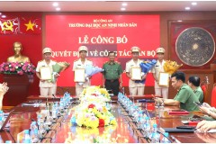 Trường Đại học An ninh nhân dân tổ chức Lễ trao Quyết định bổ nhiệm chức danh Phó Giáo sư, Giảng viên chính và Giảng viên năm 2024
