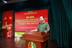 Đại tá Trần Văn Tuấn nhận công tác, giữ chức vụ Bí thư Đảng ủy, Hiệu trưởng Trường Đại học An ninh nhân dân.   