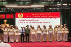 Đại úy Nguyễn Trung Kiên, giảng viên Khoa An ninh nội địa, Trường Đại học An ninh nhân dân được tuyên dương trong phong trào thi đua “Dân vận khéo” trong lực lượng Công an nhân dân giai đoạn 2021 - 2025
