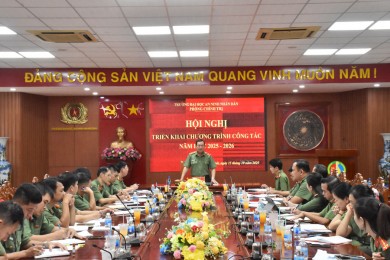 Phòng Chính trị tổ chức Hội nghị triển khai chương trình công tác năm học 2025 - 2026