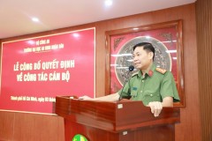 Trường Đại học An ninh nhân dân tổ chức Lễ công bố quyết định về công tác cán bộ