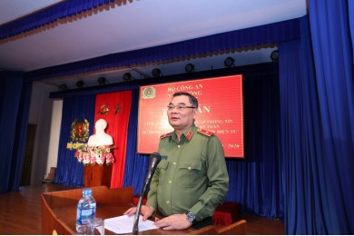 Khai giảng lớp tập huấn công tác quản lý, cung cấp thông tin và đảm bảo an ninh, an toàn hệ thống Cổng/Trang thông tin điện tử trong Công an nhân dân