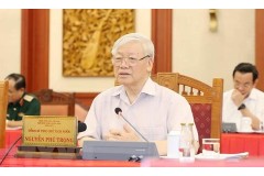 Bộ Chính trị làm việc với Ban Thường vụ Đảng ủy Công an Trung ương